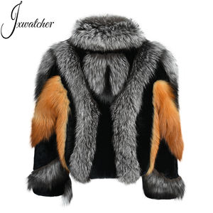 נשים שועל פרווה מעיל חורף חם מעיל סיטונאי אמיתי פרווה מעילי גבירותיי עבה אמיתי פרווה מעילים - Product Image 2