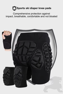 Gepolsterte Schutzshorts Hüft- und Gesäßschutz EVA-gepolsterte Kurze Hose Schutzausrüstung für Skaten - Product Image 3