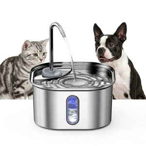Fontanella Automatica per Animali Domestici da 3,2L in Acciaio Inox, Ciotola per Bere per Cani e Gatti con Sistema di Filtrazione Profonda, Sicura per Animali Domestici - Product Image 1