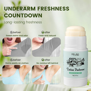 Déodorant en stick anti-transpirant naturel sans aluminium unisexe OEM, déodorant en stick anti-transpirant à base de suif - Product Image 3