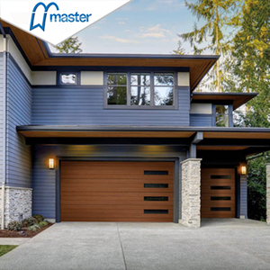 Porte de garage sectionnelle en acier et mousse PU combinée, personnalisée par les fabricants, pour l'Amérique du Nord - Product Image 1