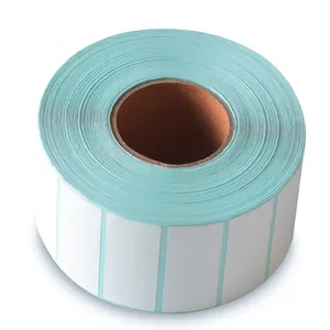 प्रत्यक्ष थर्मल शिपिंग पैकेजिंग लेबल चिपकने वाला थर्मल कागज खरोंच सबूत 80x25x1000 कस्टम स्टीकर पैक