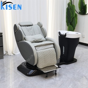 Kisen Luxe Professionnel Lit de Lavage Électrique 3D pour Massage Corporel Complet et Spa, Mobilier de Salon Moderne, Fauteuil de Lavage Esthétique - Product Image 5