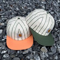 Casquette Snapback 6 Panneaux à Rayures et Blocs de Couleurs, Visière Plate, Logo Brodé Personnalisé, Hommes Femmes, Vente en Gros, Style Urbain, Prête à Expédier