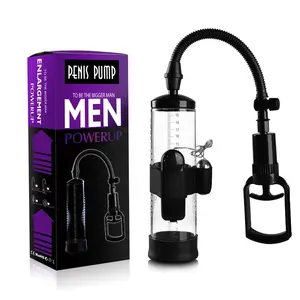 Hot Sale Aircraft Cup Men's Auxiliary Penis Exercise Pump Penis dick Root Massager Vacuum Vibration Penis Enlargment Pump