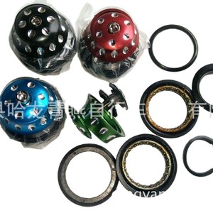 Aluminum Alloy Bicycle <b>Headset</b> <b>Spacer</b> 44mm Teardrop Design Lightweight Front Fork Accessory Black Red Blue Green - Product Image 5