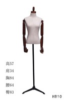 Bekleidungsgeschäft Schaufensterpuppen-Requisiten: Halbkörper-Damen-Schaufensterpuppen im koreanischen Stil mit Kopfmontage für Brautkleider aus GFK-Material HB10