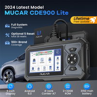 Herramienta de Diagnóstico para Automóviles MUCAR CDE900 LITE, Escáner OBD2 para Todos los Sistemas con Reinicios de SAS, ABS, Aceite y A/F, Lector de Códigos OBDII para Autos