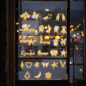 COB <span class=keywords><strong>LED</strong></span> 2200K Filament đèn 26 thư cứng cơ thể nhựa cho DIY Giáng sinh năm mới kỳ nghỉ trang trí dấu hiệu đèn <span class=keywords><strong>DC</strong></span> điện - Product Image 5