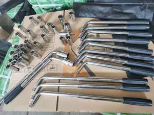 Llave de tuercas telescópica portátil con doble encaje, resistente, con bolsa de transporte para <span class=keywords><strong>coches</strong></span>, SUVs y camiones - Product Image 6