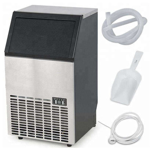 Machine <span class=keywords><strong>de</strong></span> fabrication <span class=keywords><strong>de</strong></span> glaçons en acier inoxydable <span class=keywords><strong>de</strong></span> 32kg à usage commercial pour la maison et le bureau - Product Image 5