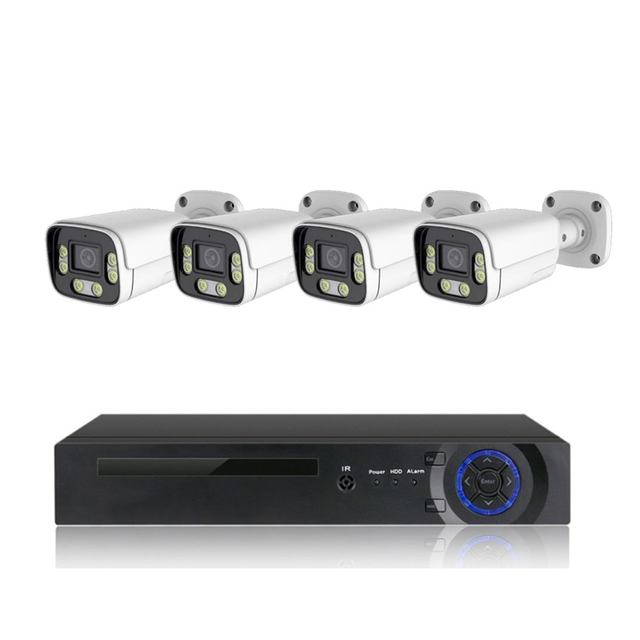 4ch 8ch Network Video Recorder Video Surveil Outdoor IP Home Camera CCTV 4MP 8MP Wireless NVR Security Camera System POE NVR Kit