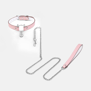 <strong>BDSM</strong> Sex Toys <strong>Collar</strong> PU Leather Choker Bondage Neck Accessories Cat Kitten Cute Bells <strong>Pet</strong> <strong>Collars</strong> Leashes for Role Play - Product Image 6