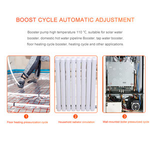 全自動電気家庭用ブースターポンプ 微循環温水器 床暖房対応 OEM製品 - Product Image 5
