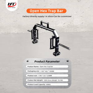 Attrezzatura per Sollevamento Pesi Professionale, Barra Aperta per Trap Bar - Product Image 2