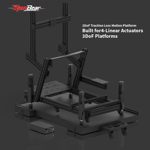 Système de mouvement à actionneur linéaire Racebear 4 |    Plateforme de simulation de course 2DoF pour la simulation de perte de traction et de surtension - Product Image 3