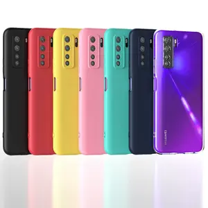 Hot 7 Colors TPU Soft Matte Silicone Shockproof Candy Phone Case For Huawei Nova 7 SE