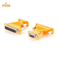Adaptateur D-Sub DB25 mâle vers DB9 femelle, convertisseur série RS232 pour contrôleur d'automatisation d'instruments PLC industriels, DB25M vers DB9F