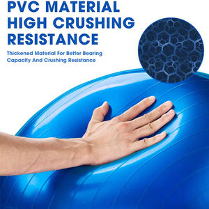 マッサージヨガボール安定した信頼できるバランス運動ジム用フィットネス - Product Image 2