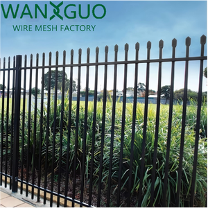 รั้วเหล็กดัดสีดำชุบสังกะสี ประกอบง่าย แผงรั้วตกแต่ง ใช้ได้หลากหลายสถานการณ์ รั้วรักษาความปลอดภัยบ้านและสระว่ายน้ำ - Product Image 4