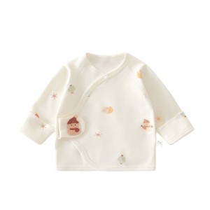 Blusa de Bebé de 0 a 3 Meses, Estilo Monje, Sin Costuras, de Algodón Puro, para Primavera y Otoño, Unisex, Ropa de Clase A para Recién Nacidos - Product Image 5
