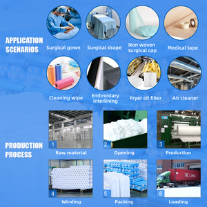 Vải Không Dệt <span class=keywords><strong>Dacron</strong></span> Không Dệt Vải Thêu Lót Đồng Bằng Không Dệt ISO9001 <span class=keywords><strong>Interlining</strong></span> Mềm Polyester Độ Dày Tùy Chỉnh 1Mm 2Mm - Product Image 6