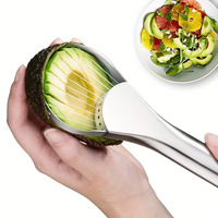 Alat Buah Multifungsi - Pengupas & Pemotong Alpukat 2-in-1, Sangat Cocok untuk Alpukat dan Buah Naga di Rumah