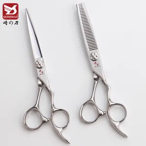 Forbici da parrucchiere professionali giapponesi 440C Set di forbici da barbiere forbici da taglio per capelli diradati