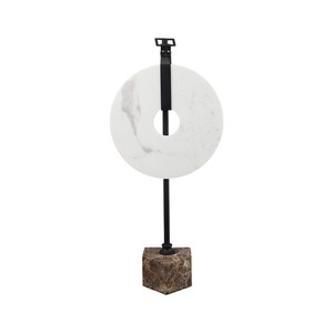 Adorno Moderno Minimalista con Hebilla <span class=keywords><strong>de</strong></span> la Paz, Mueble <span class=keywords><strong>de</strong></span> Metal y Mármol para Decoración del Hogar, Muestra Suave - Product Image 5