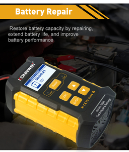 Outils automobiles Konnwei <span class=keywords><strong>Testeur</strong></span> <span class=keywords><strong>de</strong></span> batterie <span class=keywords><strong>de</strong></span> voiture <span class=keywords><strong>Chargeur</strong></span> <span class=keywords><strong>de</strong></span> réparation par impulsions <span class=keywords><strong>Testeur</strong></span> <span class=keywords><strong>de</strong></span> charge automatique intelligent pour toutes les batteries <span class=keywords><strong>de</strong></span> voiture - Product Image 3