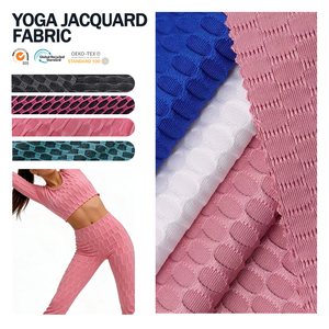 Tissu jacquard en polyester et élasthanne extensible dans les quatre sens, de qualité supérieure, à sublimation tactique, pour maillot de cyclisme, vêtements de yoga, vêtements de sport, soutien-gorge - Product Image 1