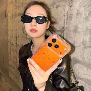 <span class=keywords><strong>Coque</strong></span> de téléphone tendance style blogueur, couleur unie, motif étoile plein écran, compatible avec <span class=keywords><strong>iPhone</strong></span> 17 Pro Max – Meilleure vente - Product Image 5