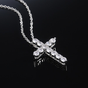 Collana con ciondolo geometrico per donna, gioielli semplici e alla moda, regalo per l'uso quotidiano - Product Image 2