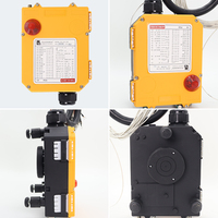 F24-12D Remote Control Radio Nirkabel Industri Bersertifikasi CE 12 Tombol Kecepatan Ganda untuk Overhead Crane Hoist