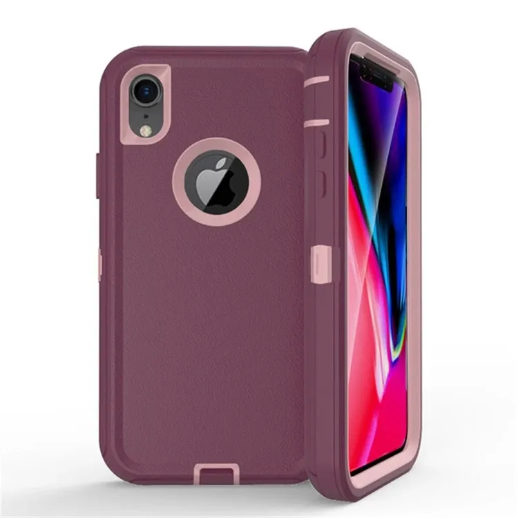 Defender Trường Hợp TPU + PC Armor Robot Loạt Chống Sốc Defender Trường Hợp Đối Với iPhone 15 14 13 12 11pro XS Max X XR 6 7 8 Bìa Điện Thoại Trường Hợp