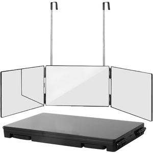 <span class=keywords><strong>Miroir</strong></span> <span class=keywords><strong>de</strong></span> maquillage et <span class=keywords><strong>de</strong></span> rasage portable CF à hauteur réglable 360 °   <span class=keywords><strong>Miroir</strong></span> <span class=keywords><strong>de</strong></span> coiffure pliable pour <span class=keywords><strong>salle</strong></span> <span class=keywords><strong>de</strong></span> <span class=keywords><strong>bain</strong></span> et voyage - Product Image 1