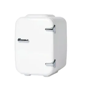 Tủ Lạnh Xe Hơi Di Động 4L Tủ Lạnh Ac Tiếng Ồn Thấp Tủ Lạnh Mini Dc 110-120V Để Cắm Trại Ngoài Trời
