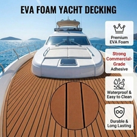 Tapis de pont de yacht personnalisé en mousse EVA moderne, revêtement de pont marin, rouleau de revêtement de sol pour bateau, feuille de faux teck pour bateaux et RVS