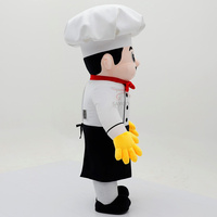 Costume de mascotte gonflable pour défilé, tenue de chef humaine gonflable pour Halloween, Noël, carnaval, festivals, location, événements et fêtes