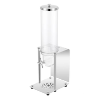 Machine à céréales buffet d'hôtel commercial distributeur de grains d'avoine en acier inoxydable stockage de jus rotatif pour boissons aux fruits secs