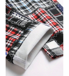 Nuovi pantaloni a quadretti da uomo-Design colorato a scacchi misti, ideale per le tendenze Streetwear e Y2K, Casual e d'avanguardia - Product Image 3