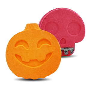 Série de vacances de l'usine Personnalisé Citrouille Halloween Bain Fizzies Bio et avec OEM de marque privée - Product Image 1