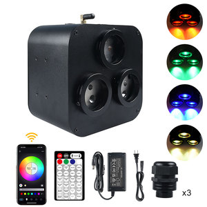 30W RGB + CCT 12V Xe đa màu sắc Twinkle động cơ sợi quang Sao ánh sáng Kit RF từ xa với PMMA 300 cái * 4m * 0.75 mét sợi cáp quang - Product Image 3