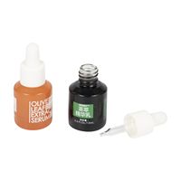 Bouteille en verre de luxe pour huiles essentielles, emballage de soins de la peau, finition givrée, vente en gros