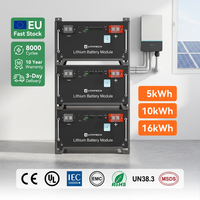 Invertisseurs 48V Lithium Li-Ion LiFePO4 pour Système de Stockage d'Énergie Solaire, Batterie Type Split 100Ah 200Ah 300Ah avec Sortie 5kWh 20kWh