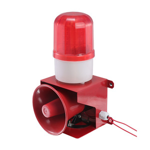 Système de sirène d'alarme sonore et visuelle 130dB Volume de tonalité réglable IP55 Grade de protection Sécurité directe en usine - Product Image 1