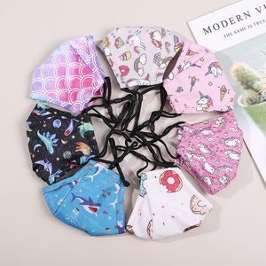 أقنعة قطنية مطبوعة رقمية لعيد الميلاد للأطفال قابلة للغسل أقنعة للوجه أقنعة مخصصة للبيع بالجملة أزياء وحفلات قابلة لإعادة الاستخدام - Product Image 2