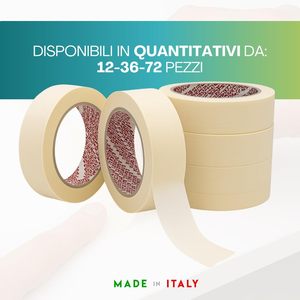 Nastro Adesivo in Carta Gommata 19 mm x 50 Metri per Uso Ufficio - Product Image 4