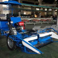 La Chine bon prix tracteur Reaper Binder Harvester pour la coupe de la luzerne d'herbe