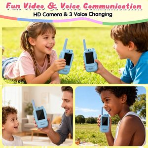 Nuevos Walkie Talkies con Cámara de 2 Pulgadas para Niños, Juguete Interactivo para Padres e Hijos, Walkie Talkies para Niños para Interiores y Exteriores - Product Image 3